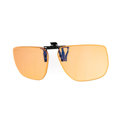 Horus X ® • Anti Blue Light Clip-On Glasses |Gaming Glasses Shield Anti Fatigue Eyestrain Migraine | Amber Lenses