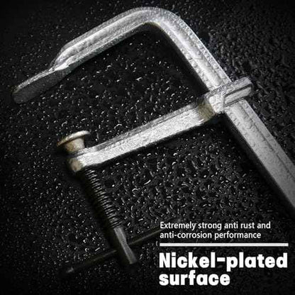 4-Pack 12-Inch Heavy-Duty F-Clamps for Welding, Woodworking & Metalworking ? 550 lbs Load Capacity, 3 Inch Throat Depth, All-Steel Construction (4-Pack - 12 Inch - 3 Inch)