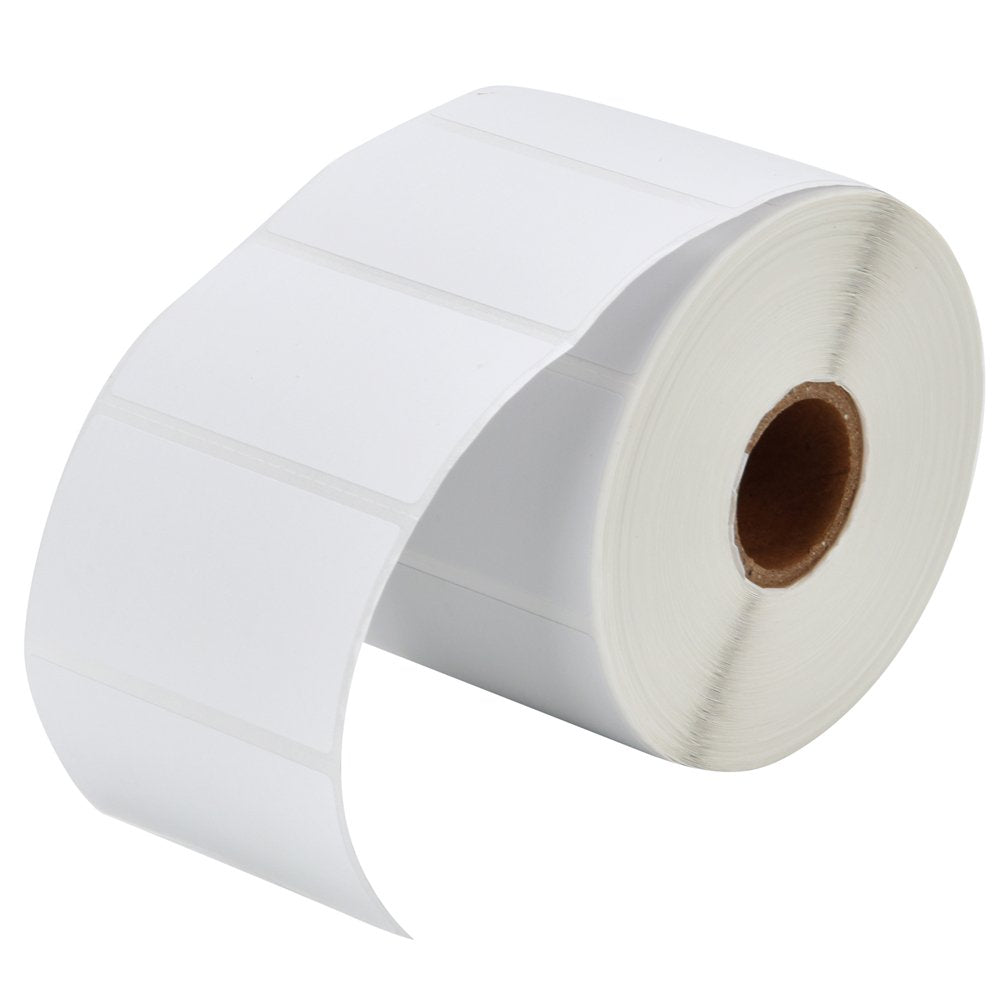 MFLABEL 12 Rolls Thermal Shipping Labels (12,000 Labels) - 2.25 x 1.25 Inch Direct Thermal Perforated Stickers for FBA, Barcode, SKU, Packaging – Compatible with Zebra, Rollo, Munbyn Thermal Printers