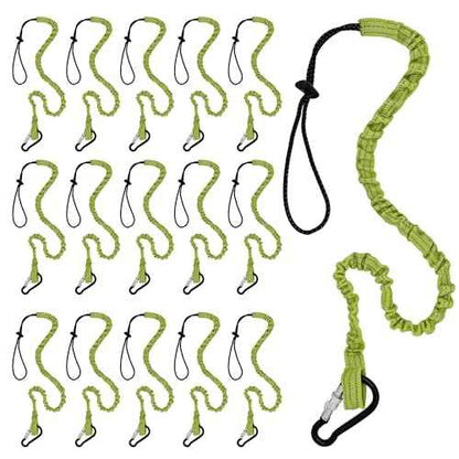 ByteX 15 Pack Tool Lanyard with Single Metal Buckle and Adjustable Loop End, Standard Length, Maximum Weight Limit 8KG 17.6lb