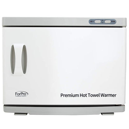 ForPro Professional Collection Premium Hot Towel Warmer, 23L Extra Large Capacity, Two Stainless Steel Racks, Black