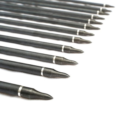 PMZ Archery 31" Mix Carbon Arrow 6pcs 12pcs for Hunting Recurve Bow(12pcs,Without Stickers)