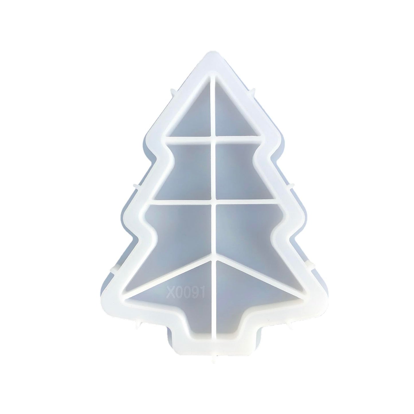 Christmas Tree Tray Resin Silicone molds, Christmas Decoration Ornaments, Candy and Snack Plate Casting Mould, Storage Plate epoxy Resin Silicone Mold