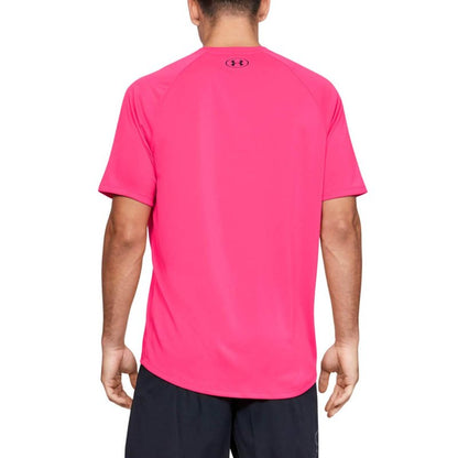 Under Armour Men's Tech 2.0 Short-Sleeve T-Shirt , Pink Surge (687)/Black, Large