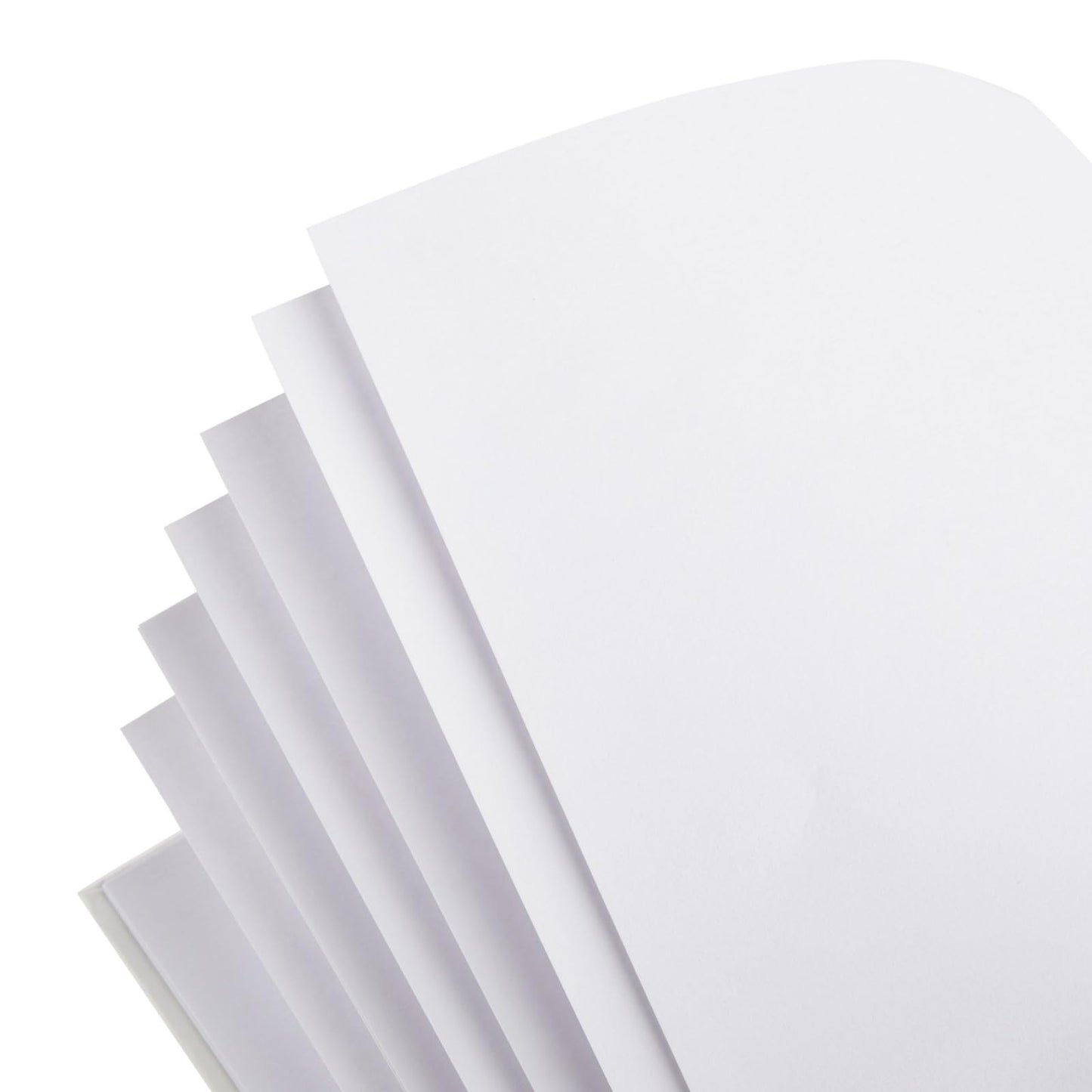 Paper Junkie Blank Books for Kids to Write Stories - 6-Pack 8.5 x 11 in White Hardcover - Unlined Sketchbooks & Writing Notebooks - Drawing Notebook & Blank Story Book
