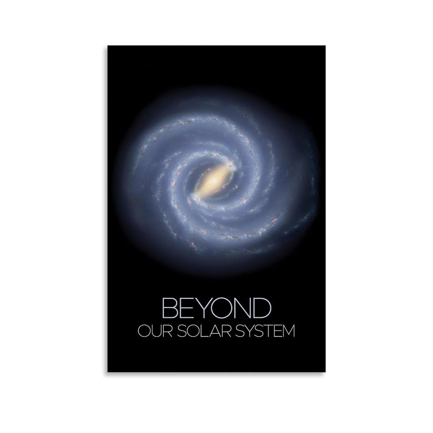 XIAOLOUTINYU Milky Way Galaxy Wall Art 12x18 Space Astronomy Poster Decor