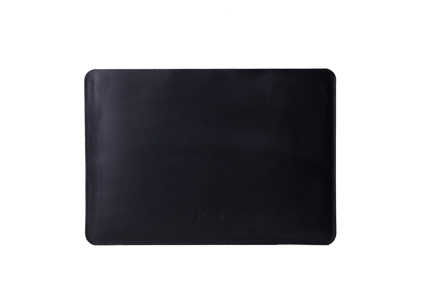 Black Leather Laptop Case Made for 15in MacBook Air Sleeve - Carrying Protective Sleeves Compatible with MacBook Air 15" M2 M3 M4 A2941 А3114 A3241 2022 2023 2024 2025, Genuine Vintage Leather, Black