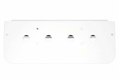 Compatible - No-Drill Antenna Mounting Plate, Fits 2021 Chevrolet Silverado 2500HD w/o Spoiler, Permanent - No Cam - Black