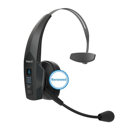 BlueParrott B350-XT Noise Cancelling Bluetooth Headset - Updated Design with Industry Leading Sound & Improved Comfort, Hands-Free Headset w/Expanded Wireless Range & IP54 Rated Protection (Renewed)