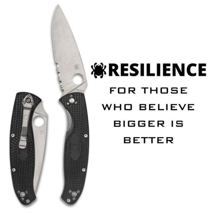 Spyderco C142PSBK Resilience Lightweight