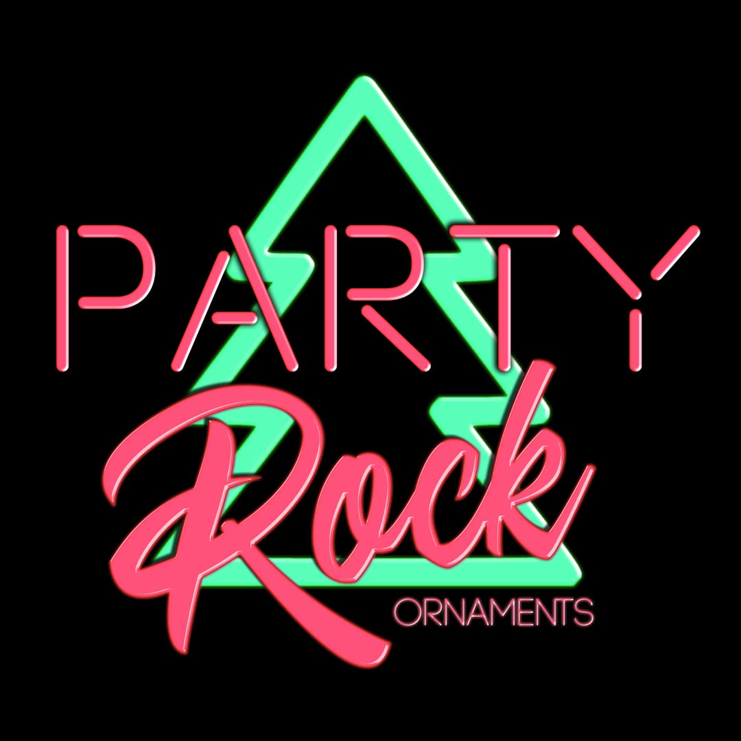 Party Rock | Lizard on Candycane Glass Ornament | X-Mas Collection