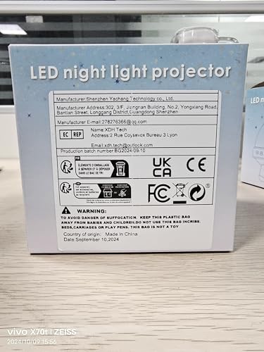 YACHANCE Kids Sound Machine with Night Light Projector,29 Soothing Sounds Baby Night Light Star Projector for Kids Room,White Noise Machine for Baby Sleeping Soother,Nursery Lamp,Kids Bedroom Decor
