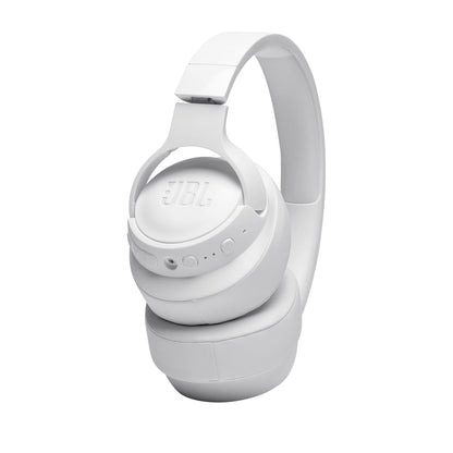 JBL Tune 760NC - Wireless Over-ear Noise Cancelling headphones, JBL Pure Bass Sound, Voice Assist, Google Fast Pair, Up to 50Hrs of Battery with ANC off, Lightweight and foldable design (White)