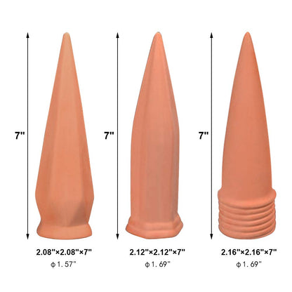 MorTime 6pcs Plant Watering Devices, Plant Waterer Self Watering Terracotta Spikes Automatically Water Your Indoor and Outdoor Plants While On Vacation