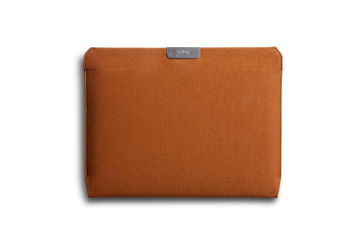 Bellroy Laptop Sleeve (Fits 14 Inch Laptop or MacBook, Slim Protective Case with Magnetic Closure) - Bronze