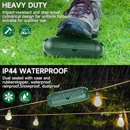 16 Pack Outdoor Extension Cord Safety Cover, IP44 Waterproof,Adjustable Compartment, Safety Housing Case, Electrical Connection Box for Power Tools, Holiday Decorative Lights, Plugs, Sockets, Green
