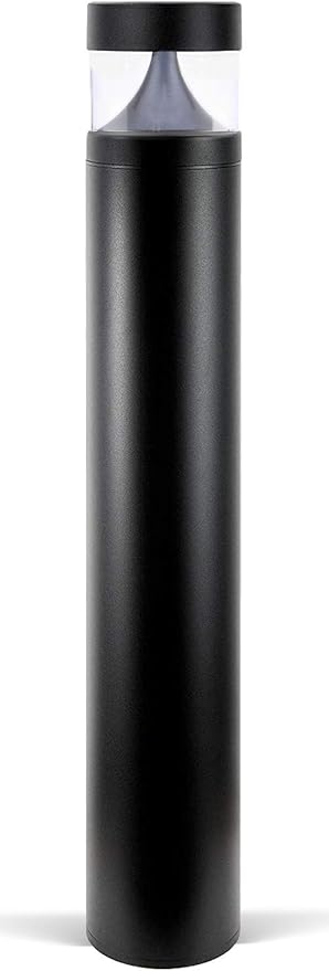LED Bollard Landscape Lights 38" 20W 3000K 120V-277V Commercial/Residential Modern Ballard Lighting Fixture for Garden, Pathway, Driveway Electric Light. ETL Listed.