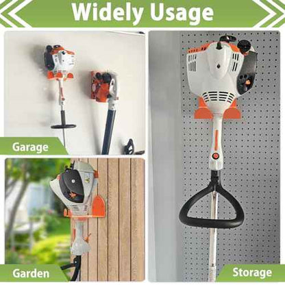 Trimmer Rack Wall Mount Heavy Duty Weedeater Hanger for Garage Wall Bracket Garage Organizer Weed Eater Hanger for Grass Trimmer, Garden Tools 3 Pack
