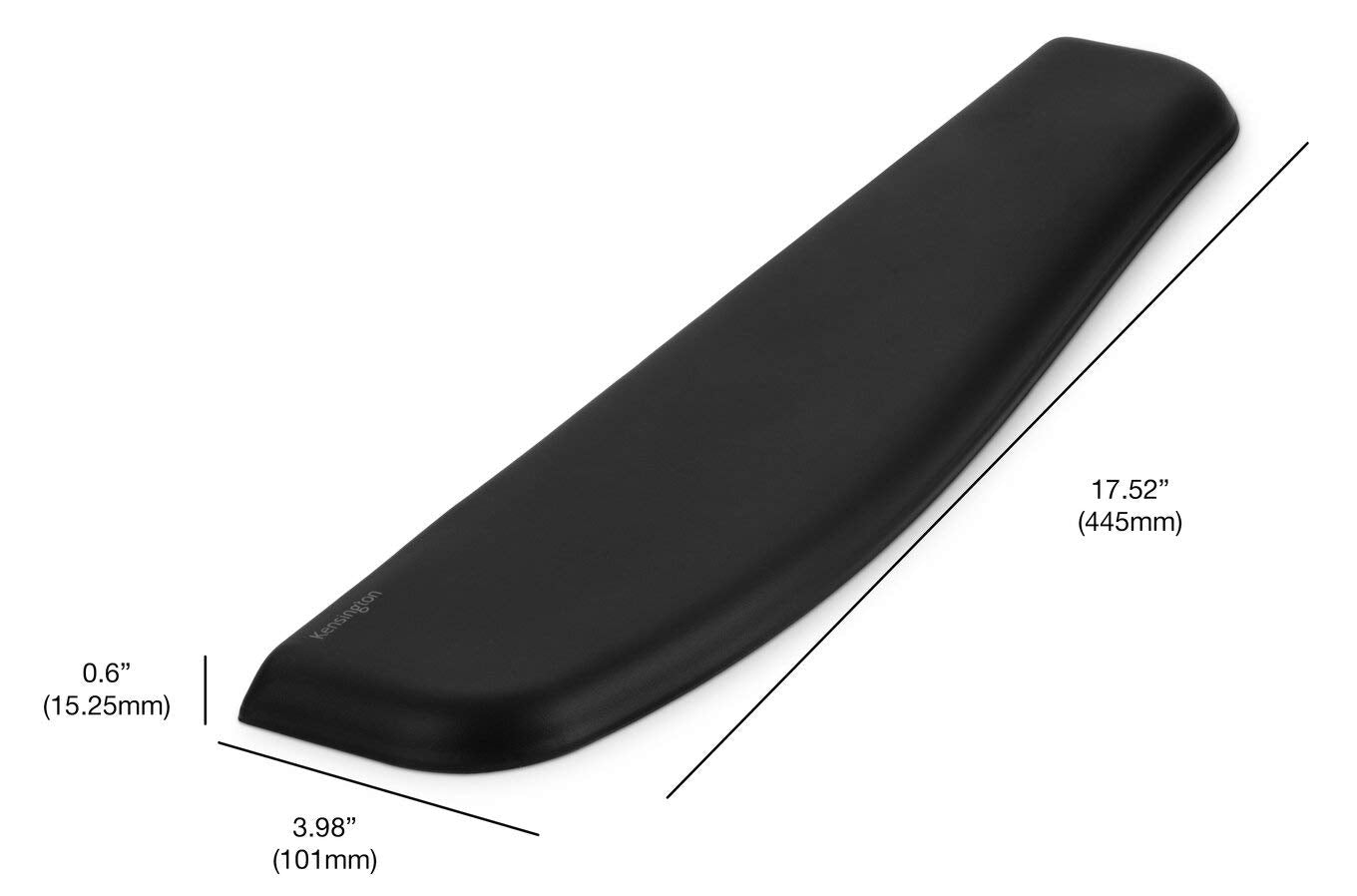 Kensington ErgoSoft Wrist Rest for Standard Keyboards, Black (K52799WW)