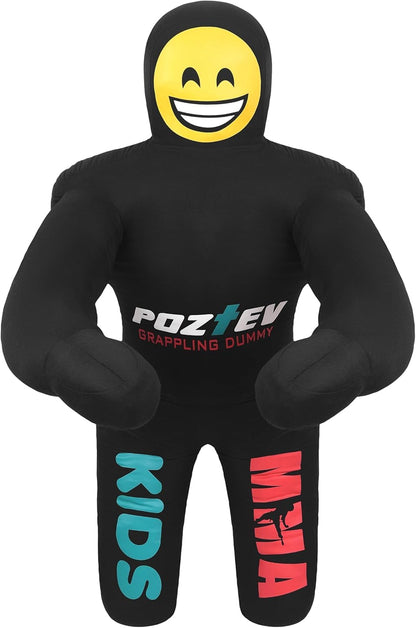 POZTEV Kids Grappling Dummy – 3ft Unfilled Wrestling Dummy, MMA & Jiu Jitsu Dummy Training for Youth