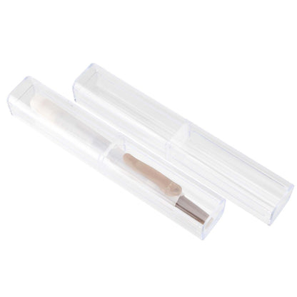 KOHAND 50 Pcs Acrylic Pen Boxes, Single Clear Plastic Pen Case Container, Empty Transparent Ballpoint Pen Gift Display Storage Boxes for School Office Business Supply
