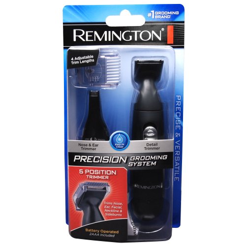 Remington PG165 Battery Operated Precision Grooming System, Silver