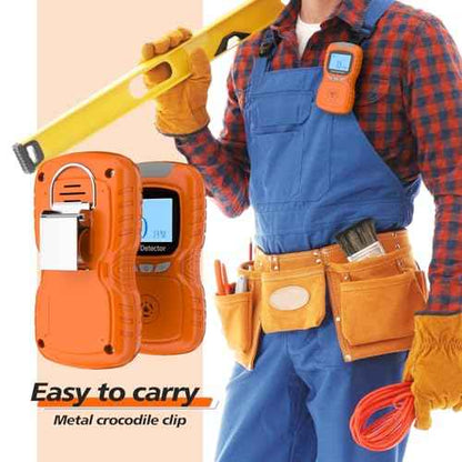 Clip Single Gas H2S Monitor, H2S Monitor Digital H2S Monitor, Clip-on 0~100ppm H2S Gas Detector with Voice, Vibration, Red Indicator Alarms,for Various Working environments