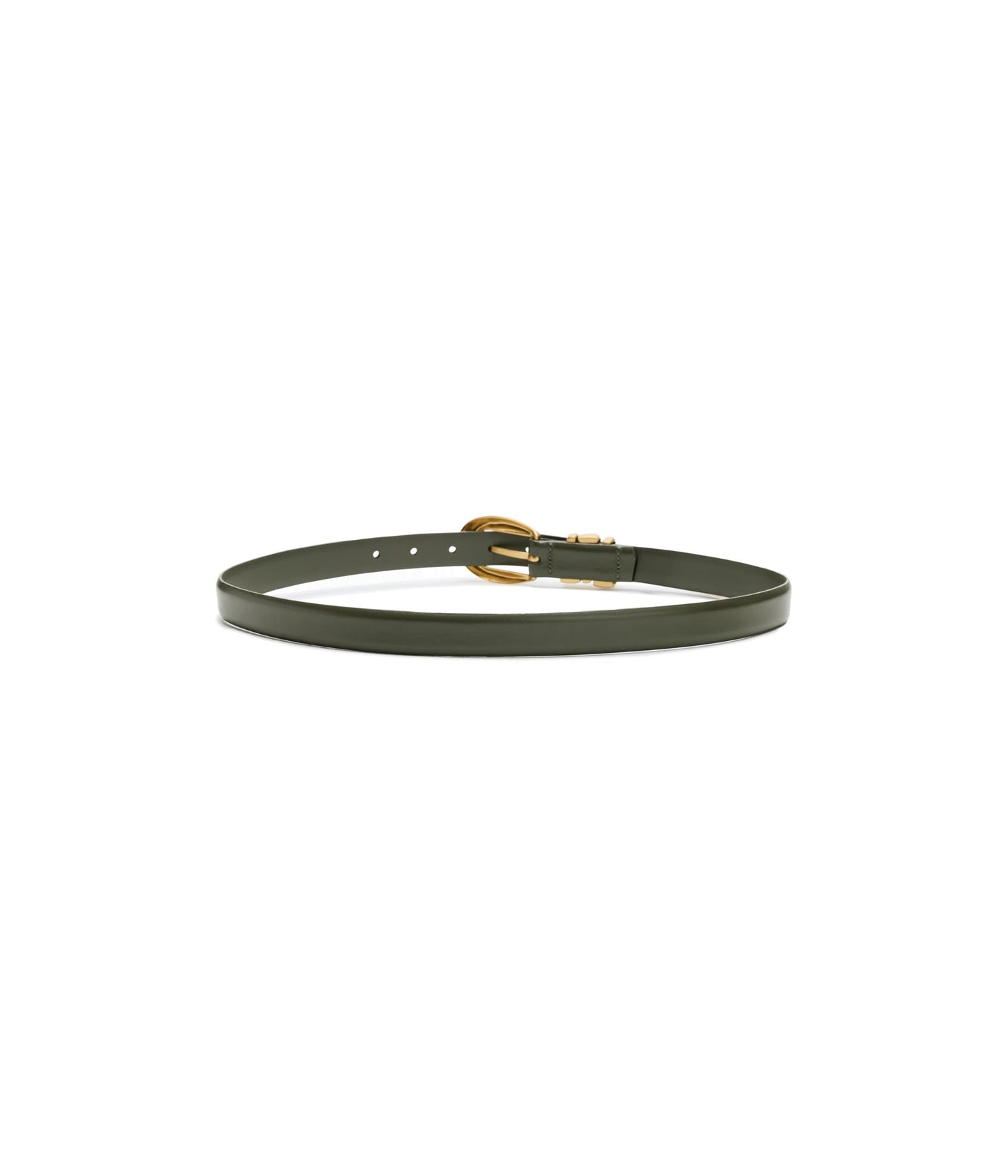 Madewell Women's Triple Metal Keeper Belt, Dried Olive, Small