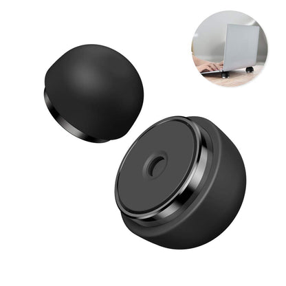 nediea Portable Laptop Cooling Pad, Ergonomic Laptop Stand Small Invisible Cooler Ball Magnetic Foot Heat for MacBook Pro/Air, More 12-17 Inches Tablet&Laptop