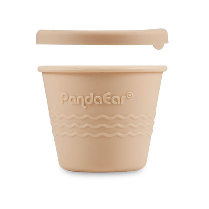 PandaEar 12 Pack Silicone Baby Food Storage Containers, 4 oz Reusable Small Snack Containers Freezer Storage with Airtight Lids Leak Proof for Infants Kids Babies, Microwave Safe