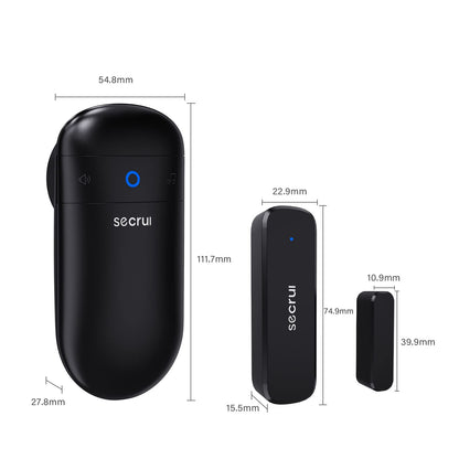 SECRUI Door Chime, Door Open Sensor Chime for Business/Home When Entering, Adjustable Volume, Easy Installation, 400ft Range, 52 Chimes, M508+D7