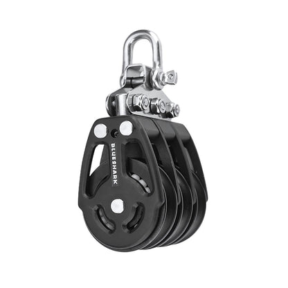 Blue Shark: Sailboat Blocks Aluminum 38mm Triple 2256