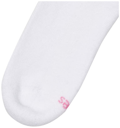 Hanes Ultimate womens 6-pack Ankle athletic socks, White, Shoe Size 5-9 US