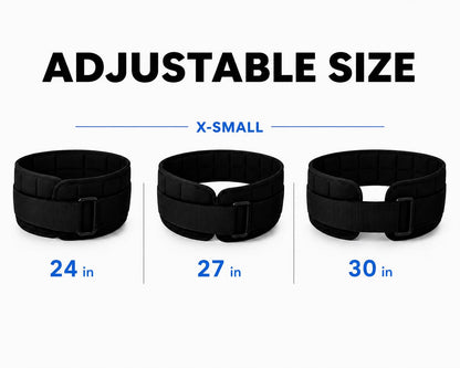 W8FIT Adjustable Weighted Belt for Men & Women – Rucking Belt for Walking, Hiking & Strength Training (6 LB X-Small)