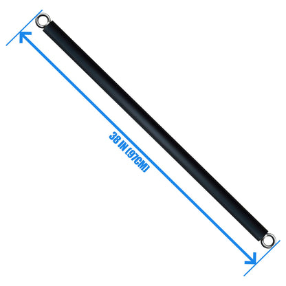 Lat Pull Down Bar Cable Attachments for Gym, Lat Pulldown Attachments, Straight Bar, Resistance Band Bar for WeightLifting Workout (Long bar 2)