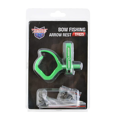 AMEYXGS Bowfishing Arrow Rest，semi-Closed frameanodized Aluminum (Green)