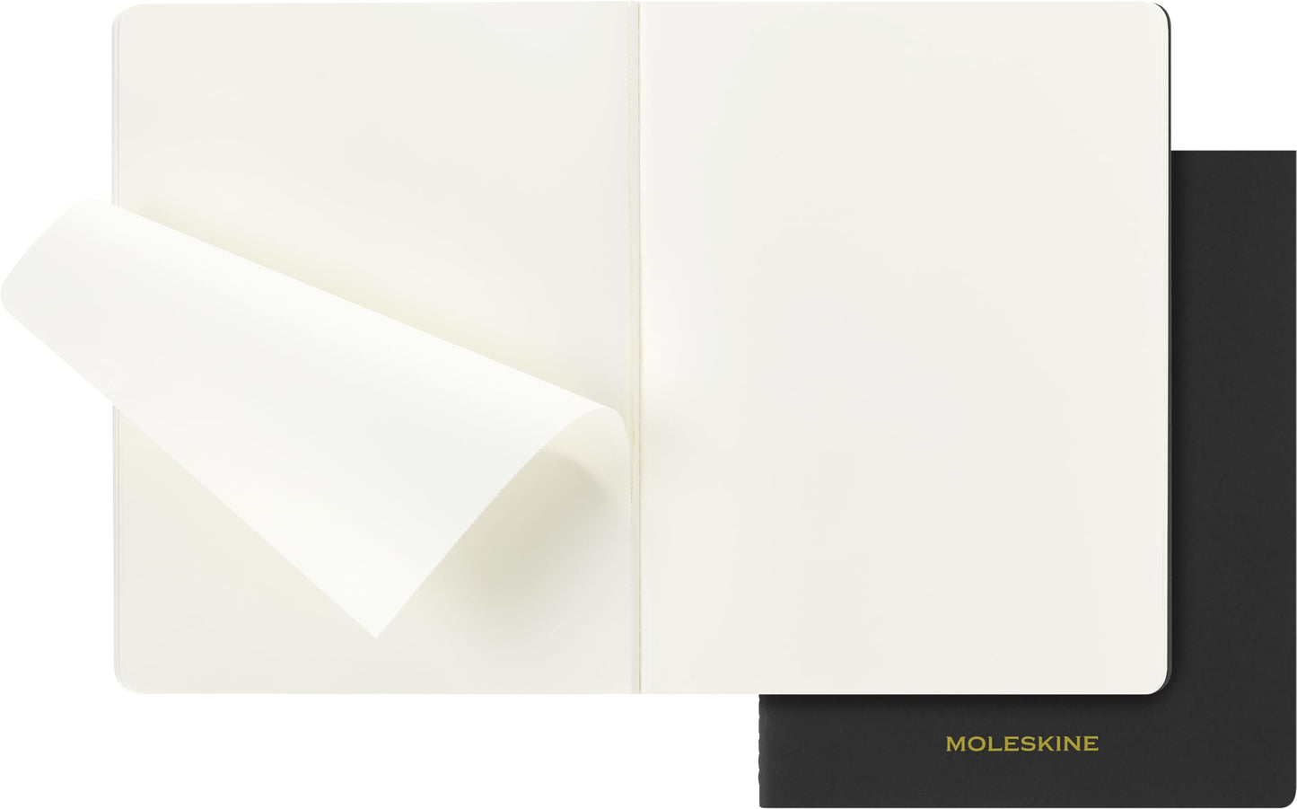 Moleskine Student Cahier Journal, Soft Cover, Plain/Blank, XXL (8.5" x 11"), Black, 120 Pages, Set of 2