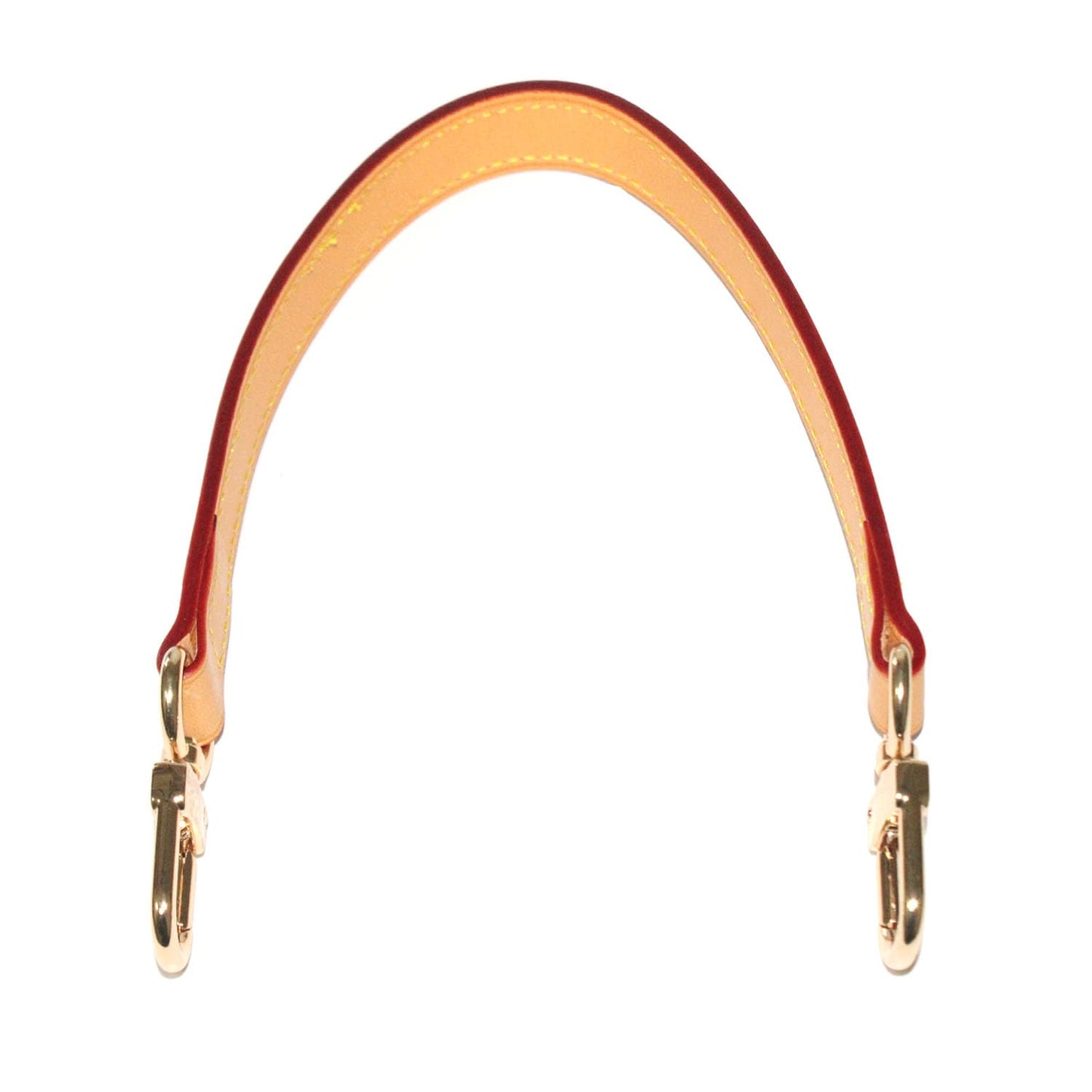 BEUDW Vachetta Leather Handbag Strap, Suitable for Changing Shoulder Straps on L V Handbags and Bucket Bags(Ambe-W:0.7in,L：14.9in)