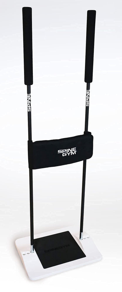 SpineGym Back Exerciser | Core Strength Training - Adjustable Fitness Equipment for Home & Office Gym - Relieves Back Pain & Improves Posture