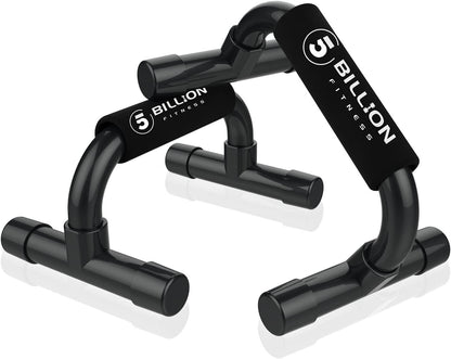 5BILLION FITNESS Push Up Bars for Home Workout, Non-Slip Pushup Handles for Strength Training, Wrist Protection Calisthenics Equipment, Portable Push Up Stands, Support Up to 330 lbs