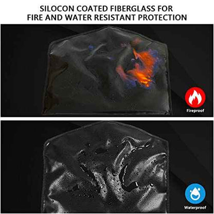 JUGREAT Fireproof Hanger Diversion Safe Bag With Lock, Hidden Storage for Valuables, Secret Under Clothes With Hidden Compartment to Hide Items for Home or Travel - 1 Pack