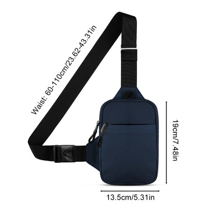 DONGKER Sling Chest Crossbody Bag, Waterproof Shoulder Bag, Crossbody Bag Backpack for Men and Women Hiking Outdoor Sports