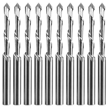 10Pcs Drywall Cutting Tools 3/16" Guide Point Cutting Bits,Drywall Bit Drywall Guide Point Cutting Bits,Used for with Spiral Saw and Power Tools