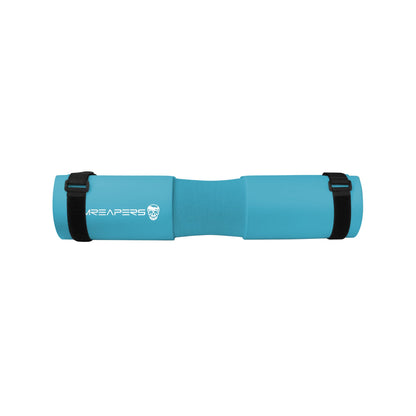 Gymreapers Barbell Squat Pad - Protective Bridge Pad for Hip Thrust, Squats, Lunges - Hip Support, Neck Protection for Bar (Cyan)