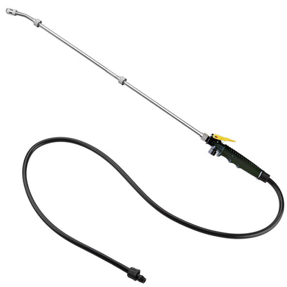 VANPET Replacement Sprayer Wand for Ryobi - Stainless Steel With Adjustable Nozzle, Trigger & Hose Compatible With P2803 (44 Inches)