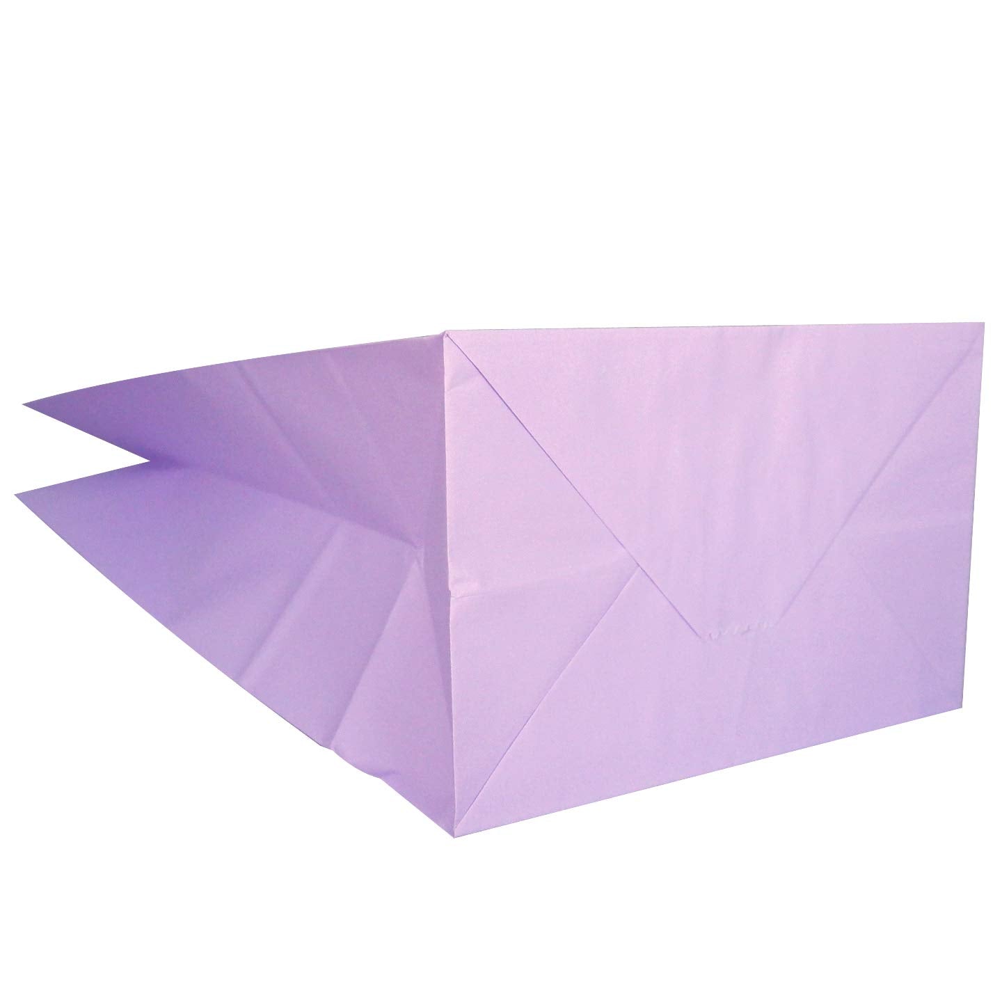 Partay Shenanigans Party Favor Bags - 50 Pack Kraft Paper Goodie Gift Lunch Treat Bags - Party Supplies for Theme Kids Birthday - 5"x3"x9" (Lavender Purple)