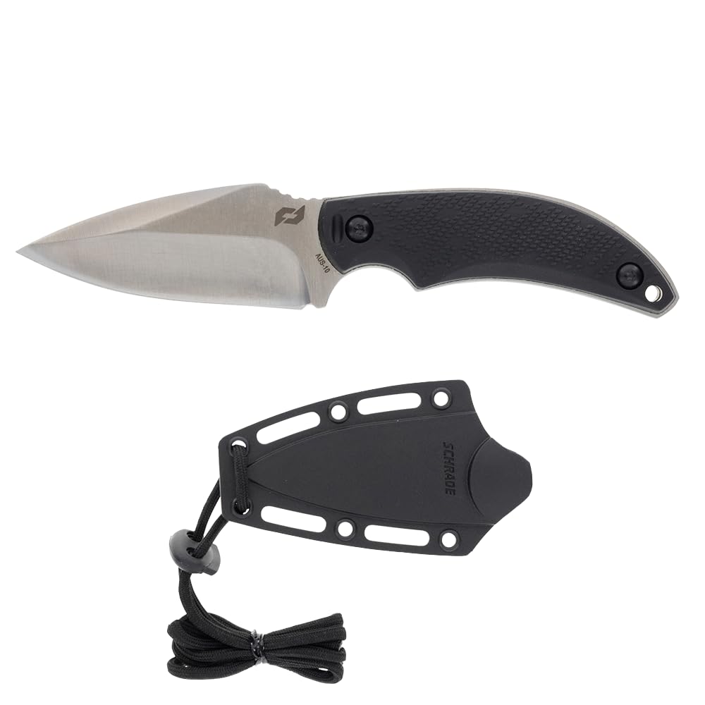 Schrade Delta Class Adder Fixed Blade with Drop Point Blade for Outdoor Survival