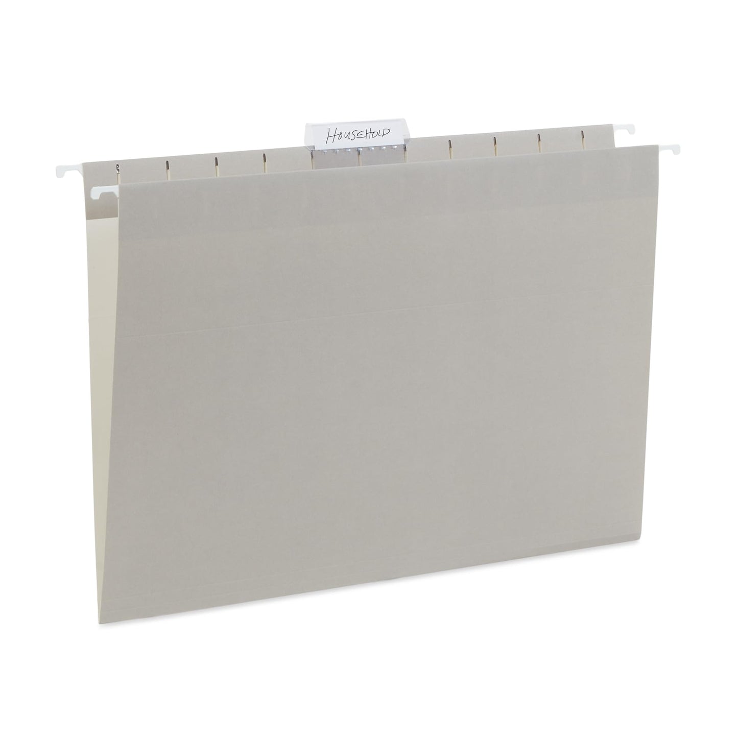 Blue Summit Supplies 25 Jewel Tone Hanging File Folders Letter Size with Tabs, Reinforced Hanging File Folders Jewel Tone, Includes Plastic Tabs and Inserts