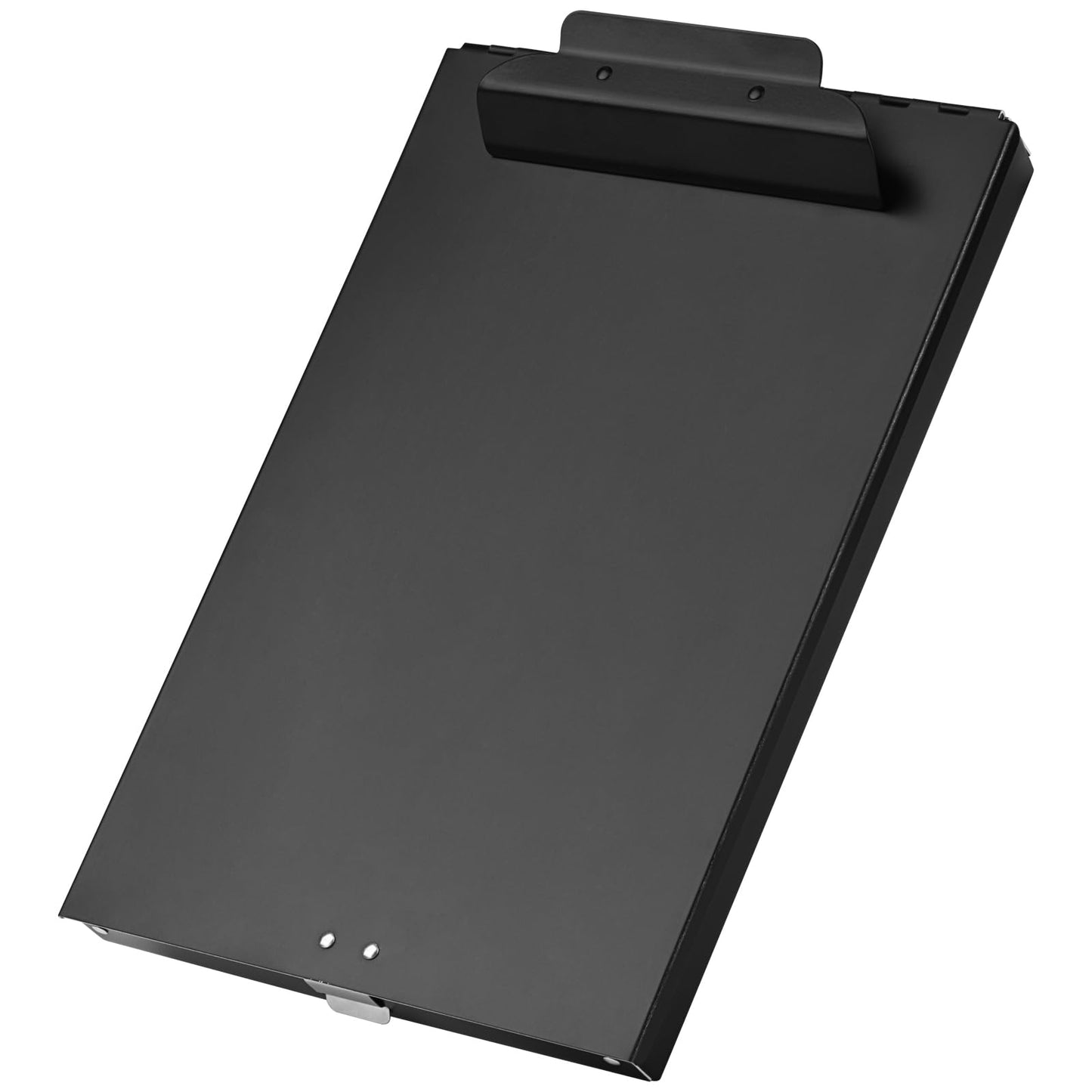 ZCZN Recycled Aluminum Storage Clipboard, Clipboard Box, Form Holder, Suitable for School, Office, Jobsite or Medical Staff, 9.25 x 13.78 Inches, Black