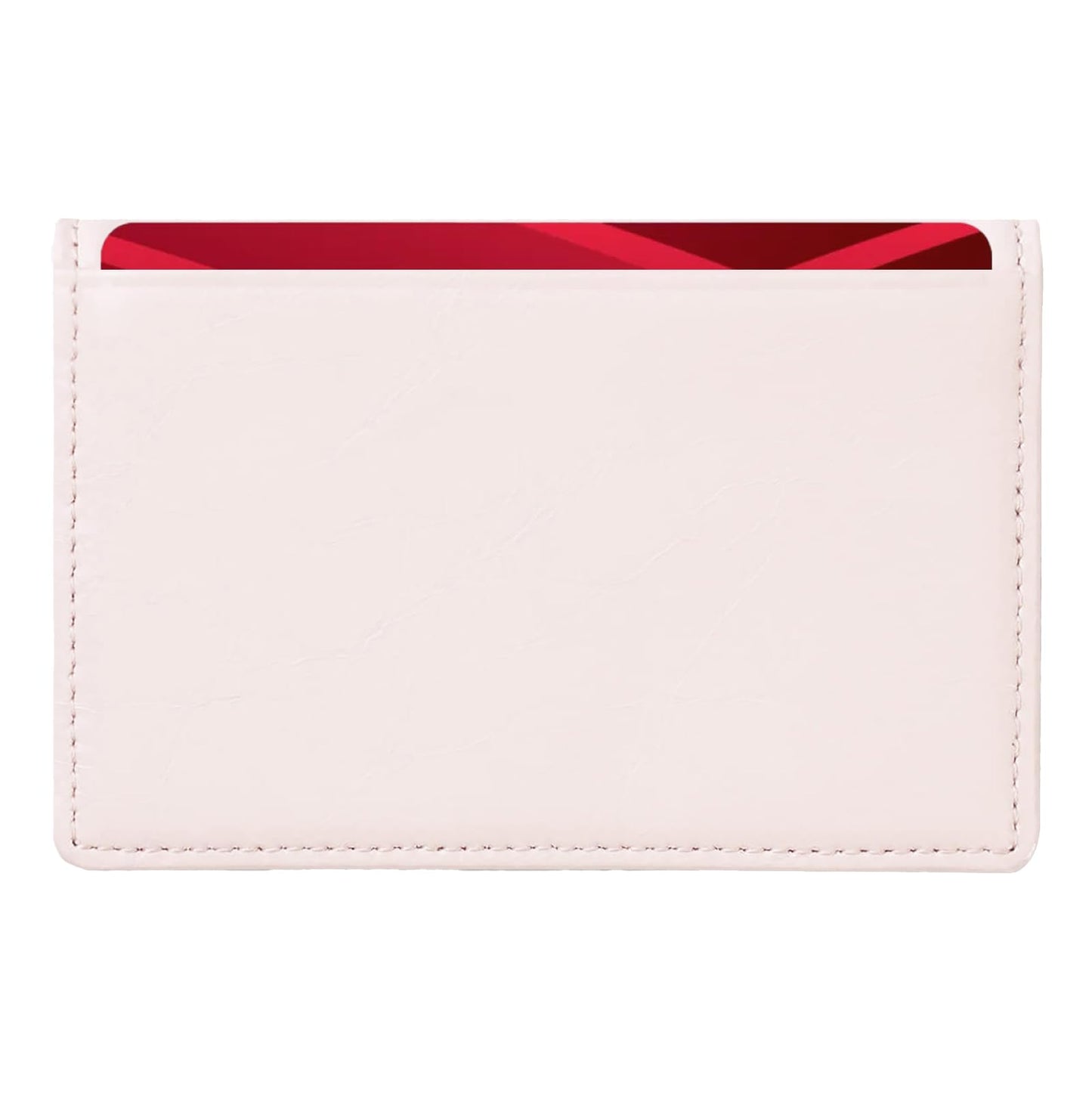 YOXIER womens Card cace，Minimalist Genuine leather Card holder, Minimalist Genuine leather Card holder, Holds Bills, IDs & Driver's license，Rfid Card cace women (Pink)